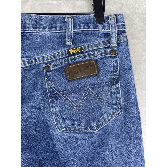 Wrangler Jeans 13MGSHD George Straight Collection Men's 32x34 Blue Straight Leg - Picture 1 of 13
